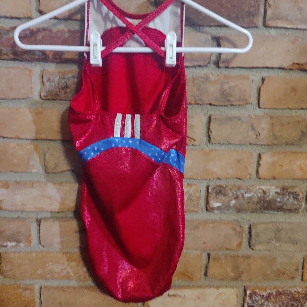 adidas Red and Blue Kids Dance Costume - Picture 2 of 2